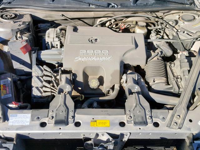 2G4WF5215W1504662 - 1998 BUICK REGAL GS TAN photo 7