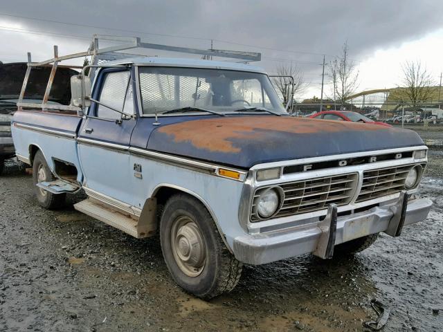 F25MRU84962 - 1974 FORD RANGER BLUE photo 1