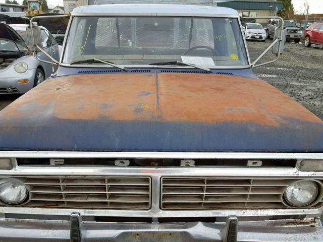 F25MRU84962 - 1974 FORD RANGER BLUE photo 7