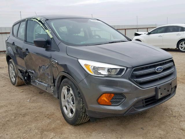 1FMCU0F71HUE35230 - 2017 FORD ESCAPE S GRAY photo 1