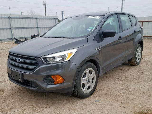 1FMCU0F71HUE35230 - 2017 FORD ESCAPE S GRAY photo 2