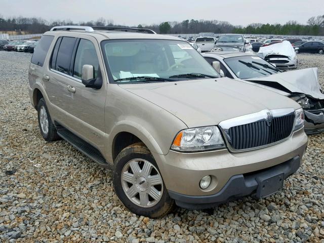 5LMEU68HX4ZJ49677 - 2004 LINCOLN AVIATOR 金色 照片 1