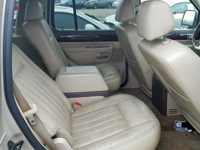 5LMEU68HX4ZJ49677 - 2004 LINCOLN AVIATOR 金色 照片 6