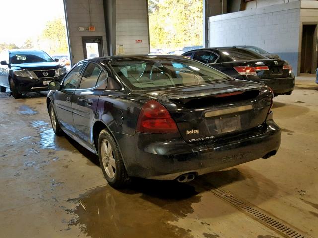 2G2WS522551192256 - 2005 PONTIAC GRAND PRIX BLACK photo 3