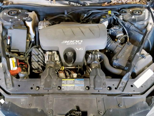 2G2WS522551192256 - 2005 PONTIAC GRAND PRIX BLACK photo 7