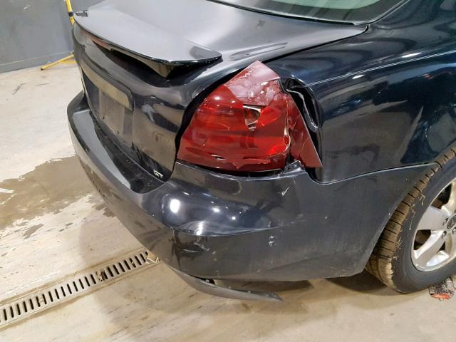2G2WS522551192256 - 2005 PONTIAC GRAND PRIX BLACK photo 9