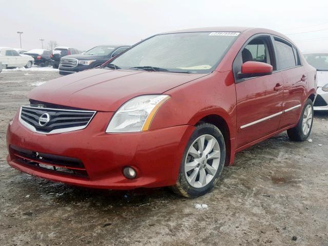 3N1AB6AP2CL675811 - 2012 NISSAN SENTRA 2.0 RED photo 2