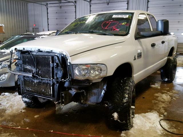 3D7KU28C64G102997 - 2004 DODGE RAM 2500 S WHITE photo 2