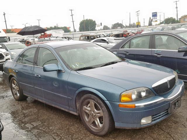 1LNHM87A42Y674124 - 2002 LINCOLN LS أزرق صورة 1