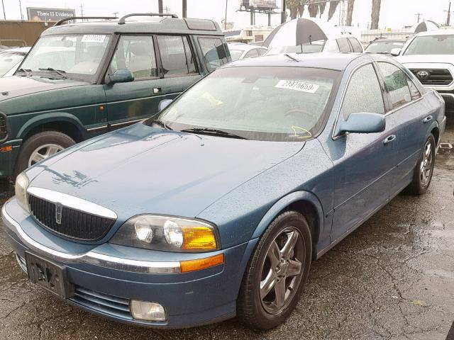 1LNHM87A42Y674124 - 2002 LINCOLN LS أزرق صورة 2