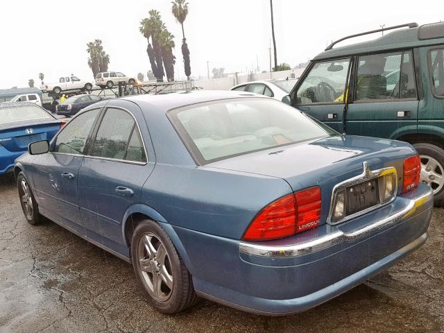 1LNHM87A42Y674124 - 2002 LINCOLN LS أزرق صورة 3