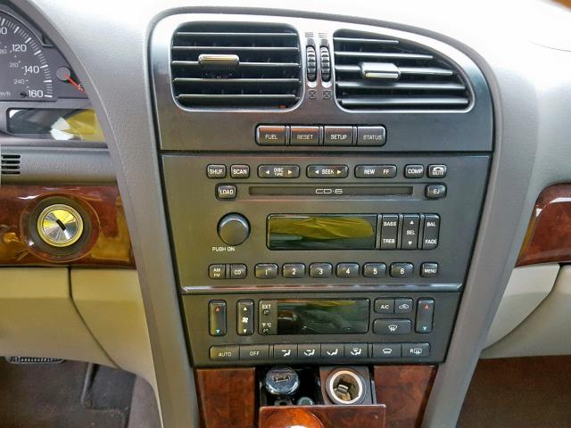 1LNHM87A42Y674124 - 2002 LINCOLN LS أزرق صورة 9