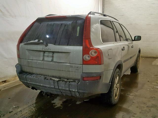 YV1CZ59H341082891 - 2004 VOLVO XC90 GRAY photo 4