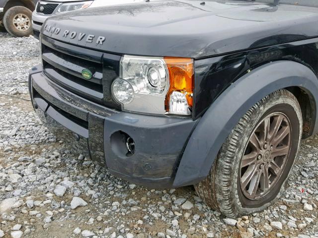 SALAE25448A448513 - 2008 LAND ROVER LR3 SE BLACK photo 9