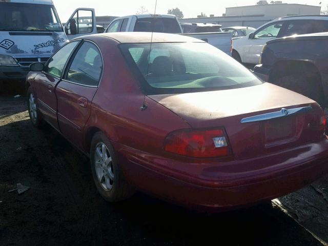 1MEFM53U51A621223 - 2001 MERCURY SABLE LS RED photo 3