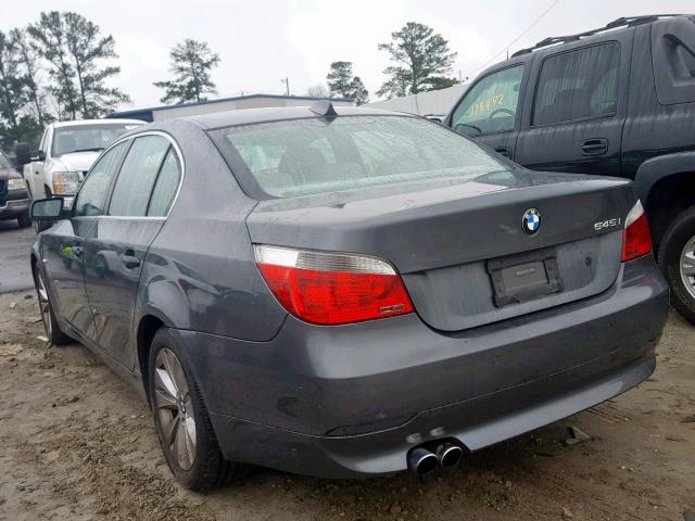 WBANB33565B115719 - 2005 BMW 545 I GRAY photo 3