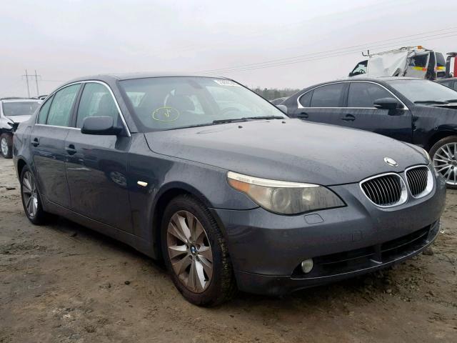 WBANB33565B115719 - 2005 BMW 545 I GRAY photo 9