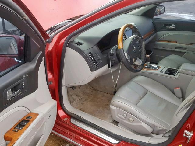 1G6DZ67A980166296 - 2008 CADILLAC STS RED photo 9