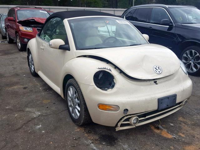 3VWCM31Y55M315126 - 2005 VOLKSWAGEN NEW BEETLE თეთრი ფოტო 1