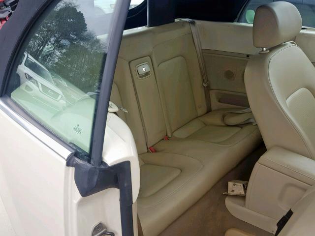 3VWCM31Y55M315126 - 2005 VOLKSWAGEN NEW BEETLE თეთრი ფოტო 6