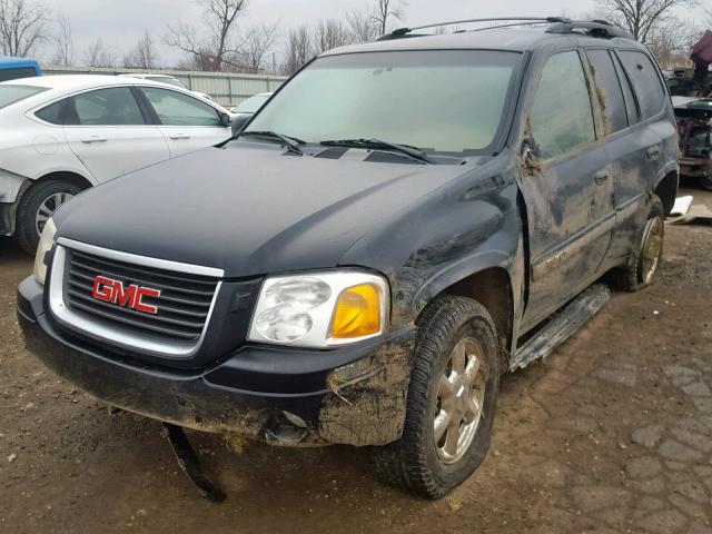 1GKDT13S822387534 - 2002 GMC ENVOY BLACK photo 2