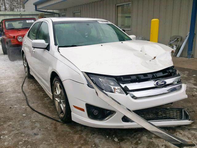 3FAHP0KC9BR112830 - 2011 FORD FUSION SPO WHITE photo 1