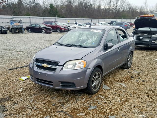 KL1TD5DE3BB230618 - 2011 CHEVROLET AVEO LS GRAY photo 2