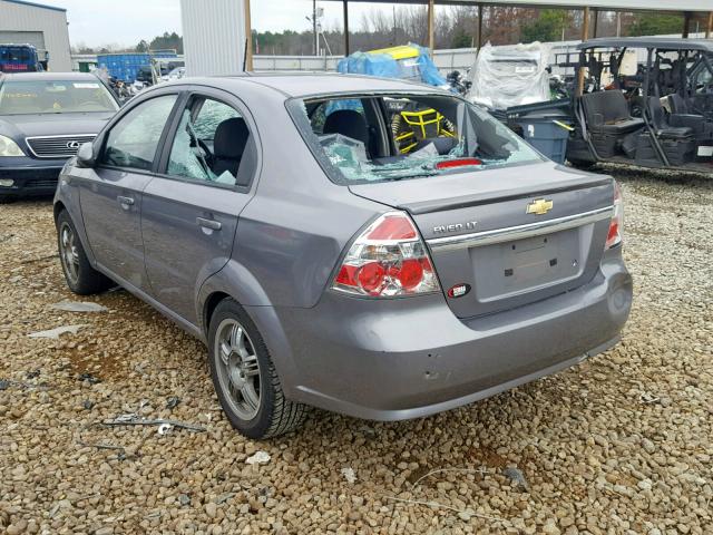 KL1TD5DE3BB230618 - 2011 CHEVROLET AVEO LS GRAY photo 3