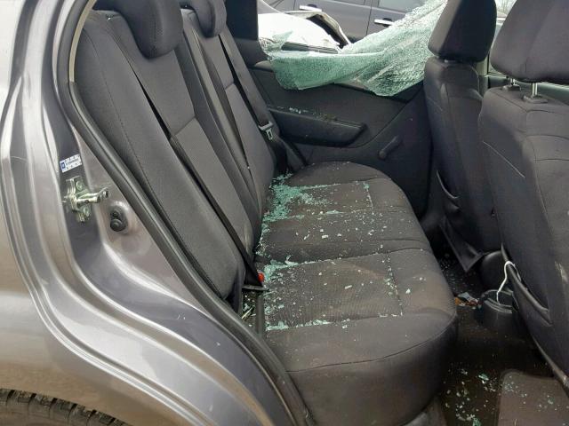 KL1TD5DE3BB230618 - 2011 CHEVROLET AVEO LS GRAY photo 6