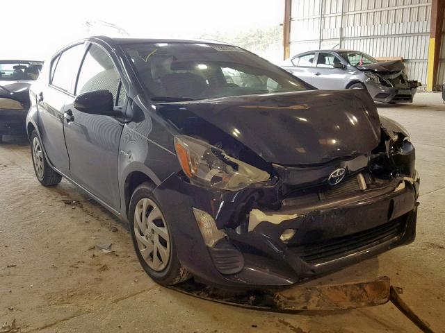 JTDKDTB30G1121525 - 2016 TOYOTA PRIUS C BLACK photo 1