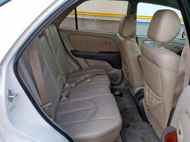 JT6HF10U3Y0103037 - 2000 LEXUS RX 300 WHITE photo 6