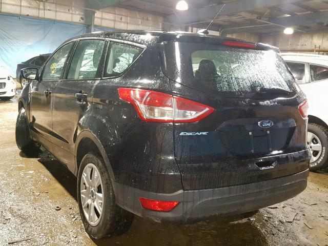 1FMCU0F7XGUA61859 - 2016 FORD ESCAPE S BLACK photo 3