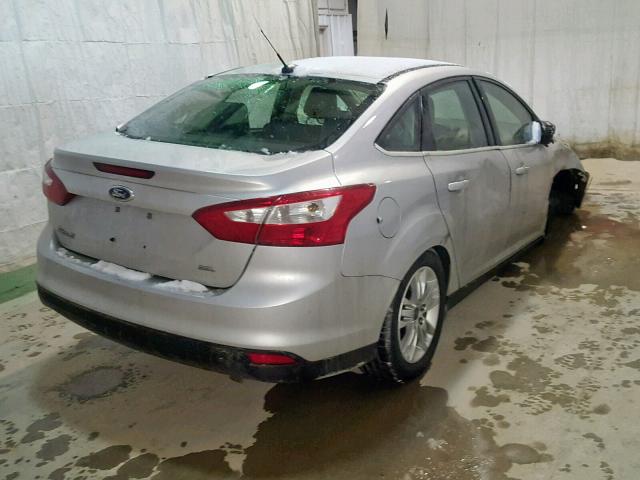 1FAHP3H23CL266384 - 2012 FORD FOCUS SEL SILVER photo 3