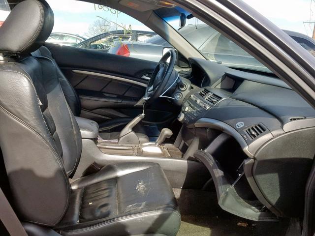 1HGCS1B81BA006324 - 2011 HONDA ACCORD EXL GRAY photo 5