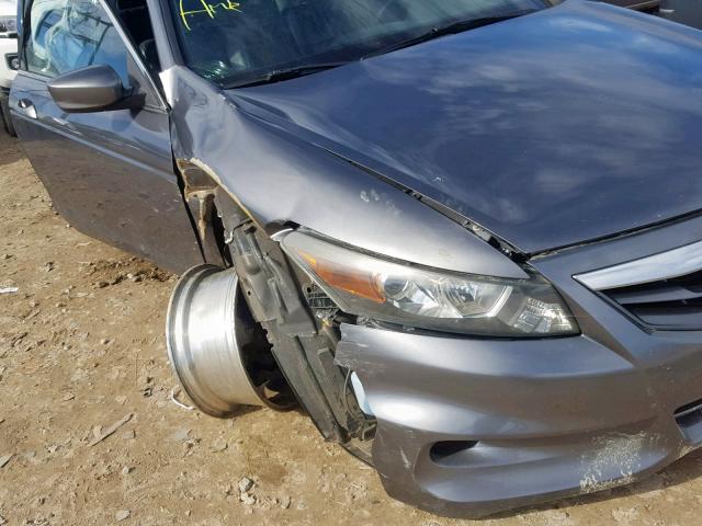 1HGCS1B81BA006324 - 2011 HONDA ACCORD EXL GRAY photo 9