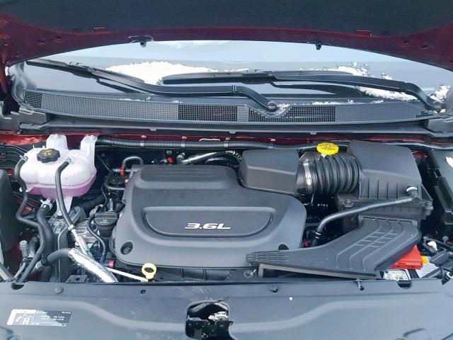 2C4RC1GG2JR258180 - 2018 CHRYSLER PACIFICA L RED photo 7