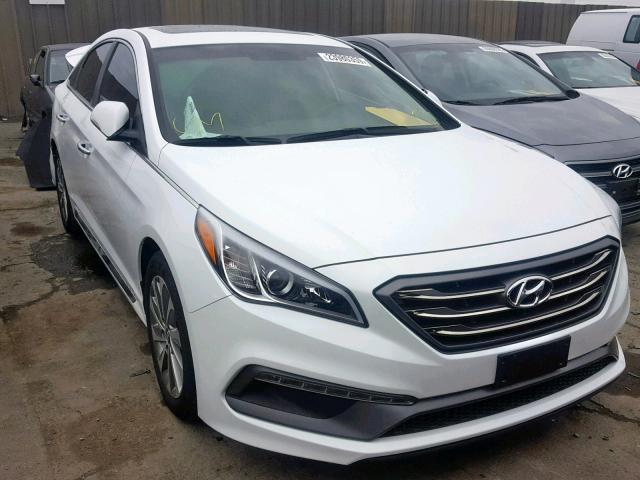 5NPE34AF5HH478503 - 2017 HYUNDAI SONATA SPO WHITE photo 1