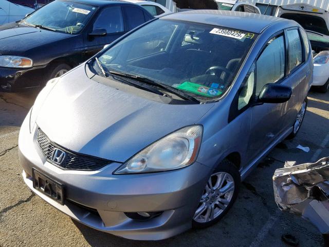 JHMGE8H45AC036108 - 2010 HONDA FIT SPORT GRAY photo 2