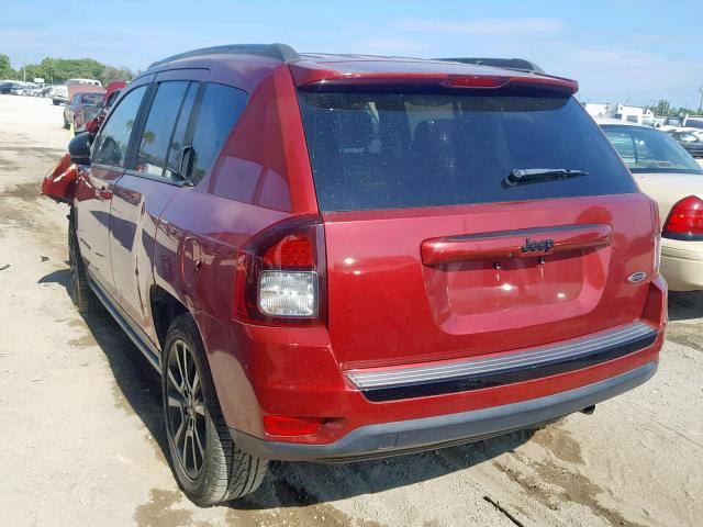 1C4NJCBA1ED679514 - 2014 JEEP COMPASS SP SILVER photo 3