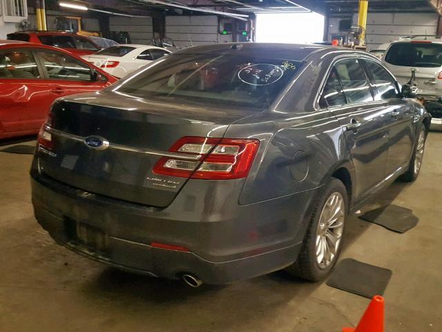 1FAHP2F83JG102169 - 2018 FORD TAURUS LIM GRAY photo 4