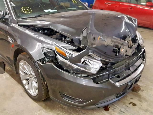 1FAHP2F83JG102169 - 2018 FORD TAURUS LIM GRAY photo 9