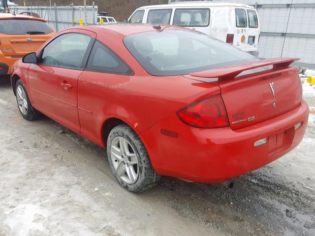 1G2AL18F777227962 - 2007 PONTIAC G5 RED photo 3