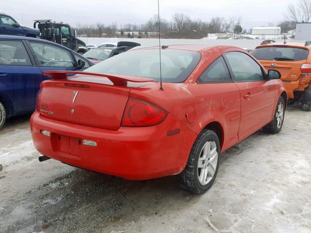 1G2AL18F777227962 - 2007 PONTIAC G5 RED photo 4