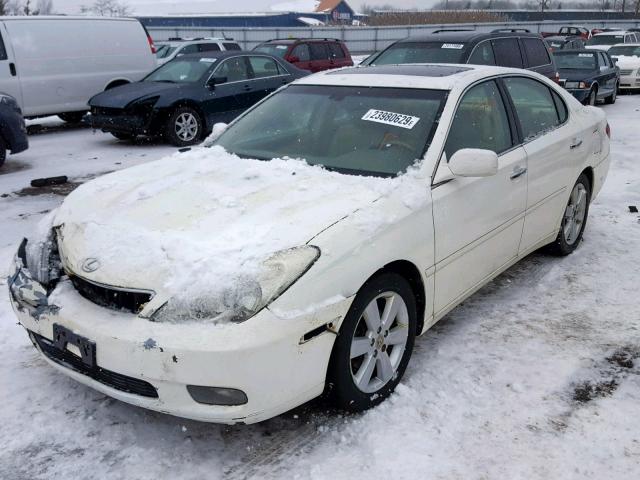 JTHBA30G355064417 - 2005 LEXUS ES 330 WHITE photo 2