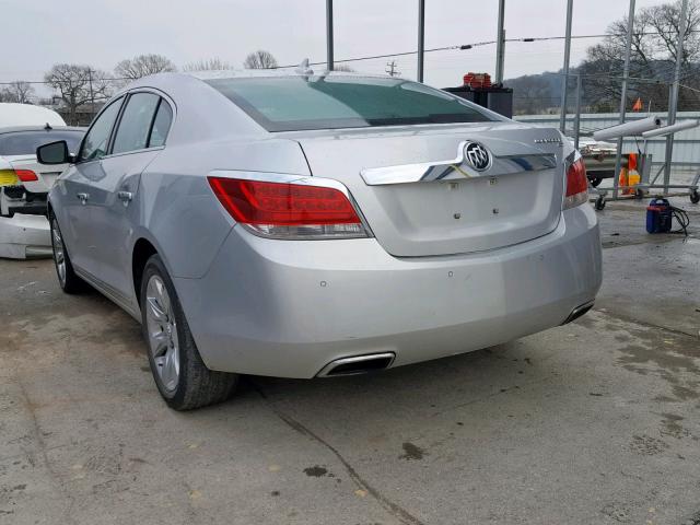 1G4GE5EV6AF241086 - 2010 BUICK LACROSSE C SILVER photo 3