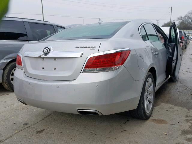 1G4GE5EV6AF241086 - 2010 BUICK LACROSSE C SILVER photo 4