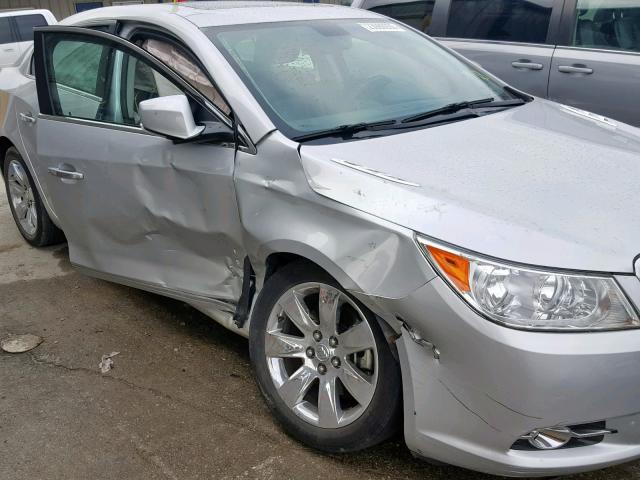 1G4GE5EV6AF241086 - 2010 BUICK LACROSSE C SILVER photo 9