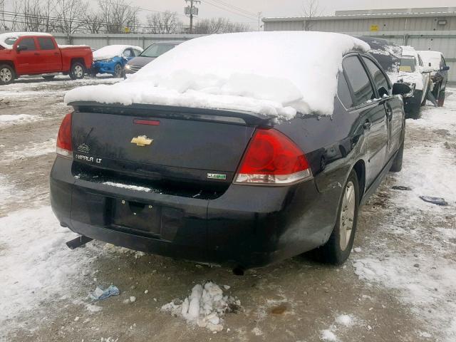 2G1WB5E34C1110782 - 2012 CHEVROLET IMPALA LT BLACK photo 4