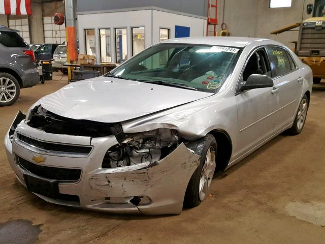 1G1ZB5EB4A4133226 - 2010 CHEVROLET MALIBU LS ვერცხლისფერი ფოტო 2