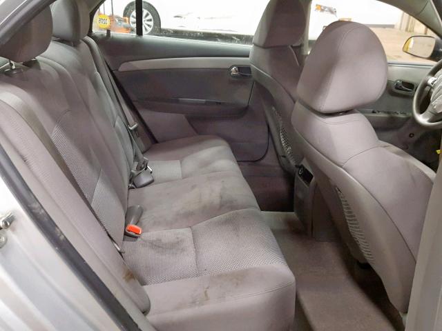 1G1ZB5EB4A4133226 - 2010 CHEVROLET MALIBU LS ვერცხლისფერი ფოტო 6